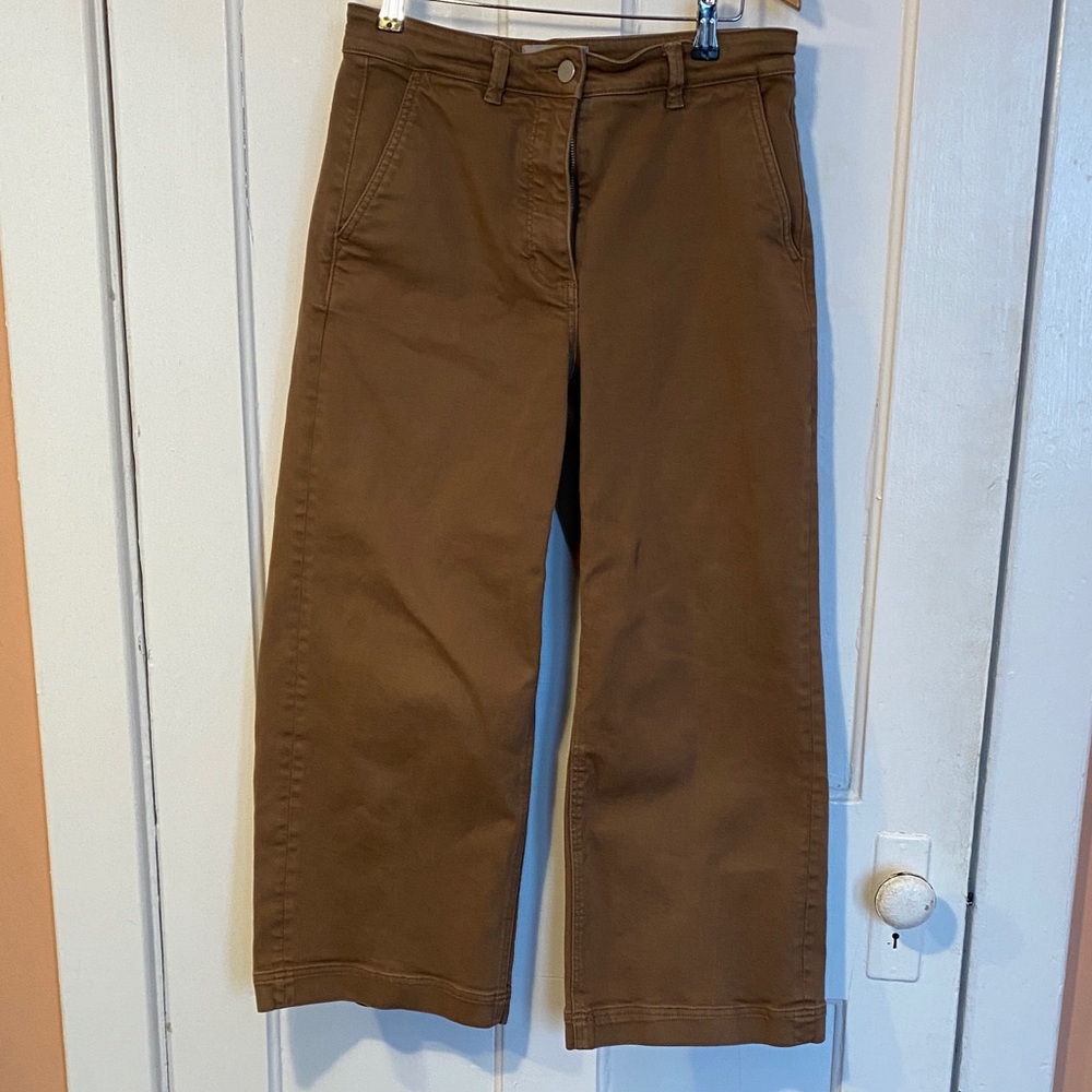 Everlane Wide Leg Cropped Pants